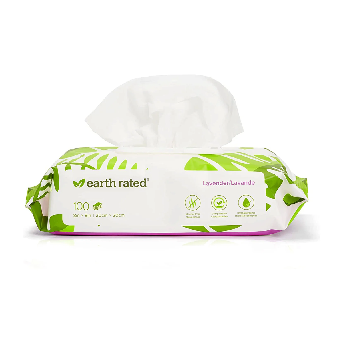 Toallitas Húmedas para Perros con Aroma Lavanda – 100 pzs