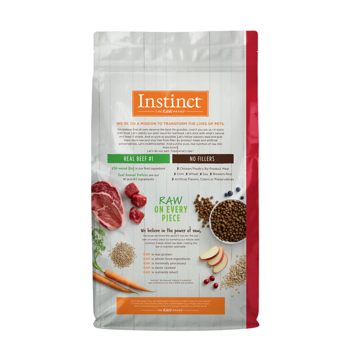 Instinct Be Natural Res - Alimento para perros
