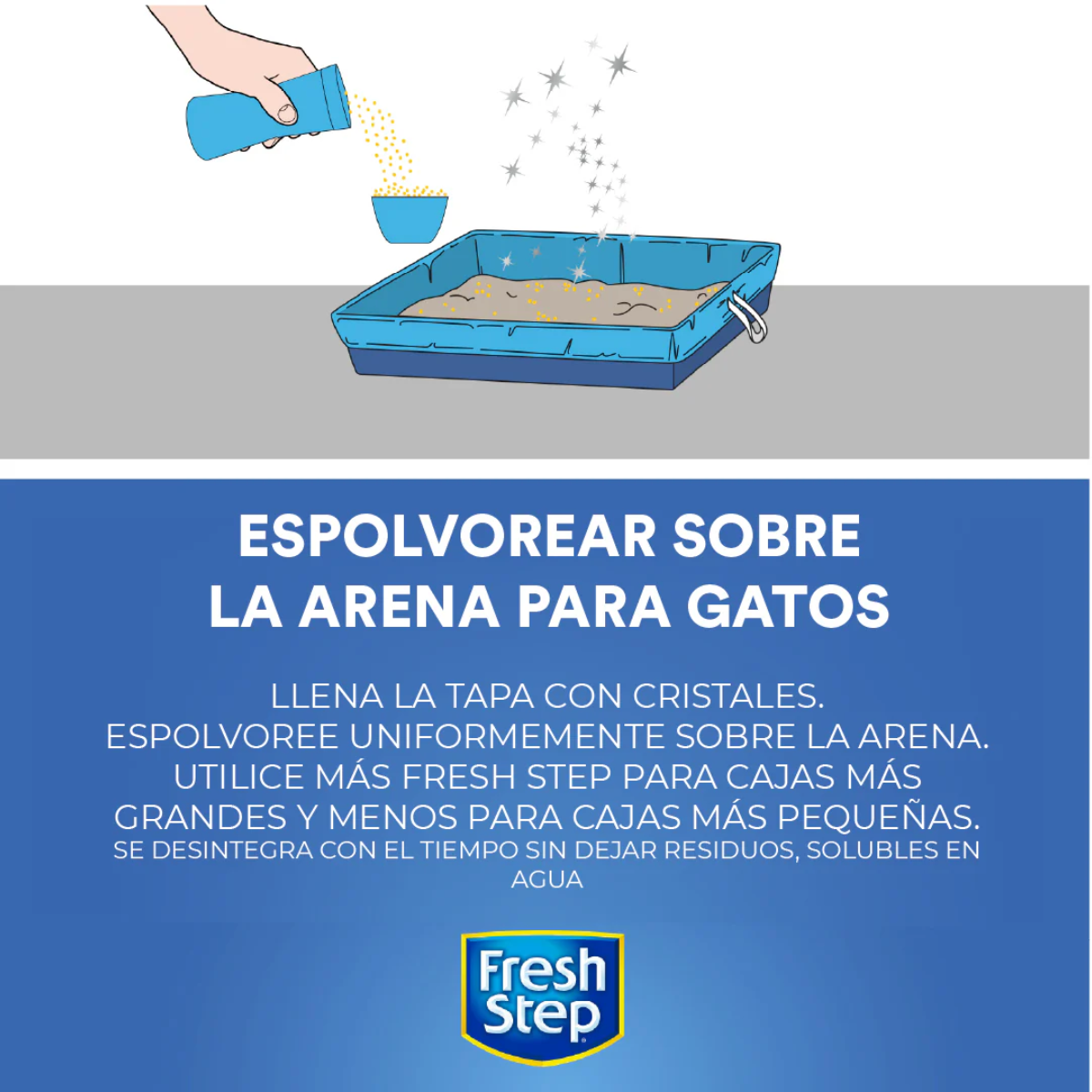 Fresh Step Perlas Desodorantes para Arena Gato