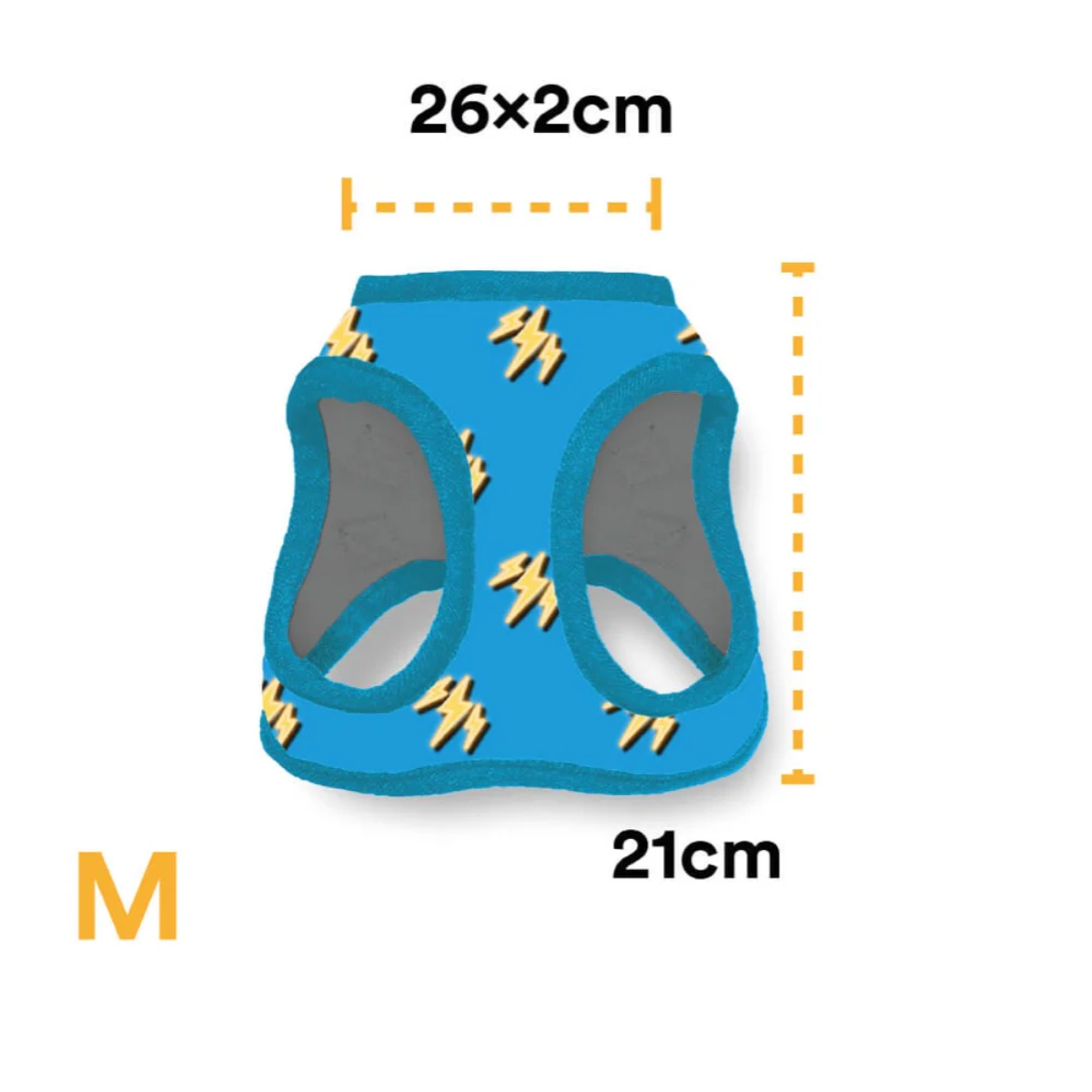 Pechera para Perro Celeste con Diseño Divertido – Full Print