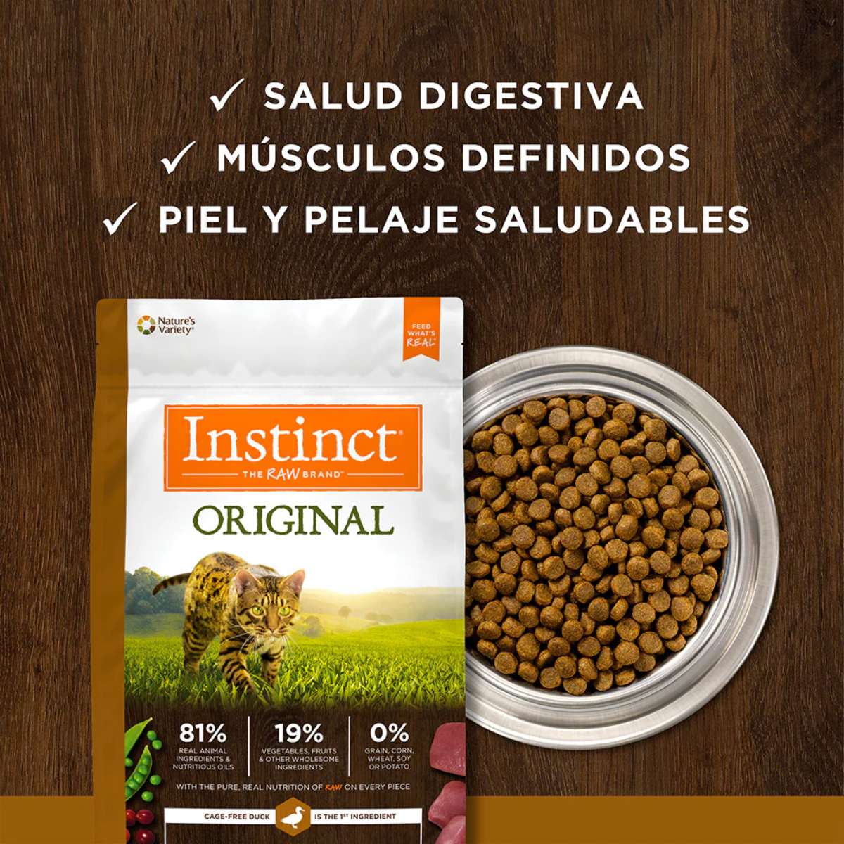 Instinct Pato - Para Gatos