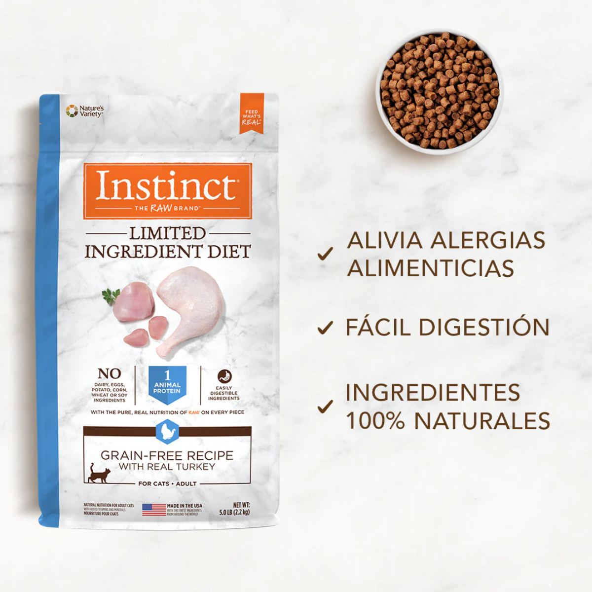 Instinct LID Pavo - Para Alimento para Gatos