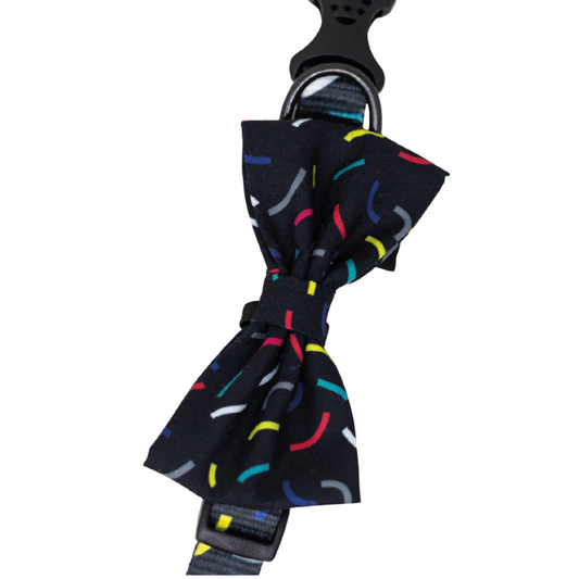 Collar con Moño Negro para Perro Elegante – Jack Pet Style