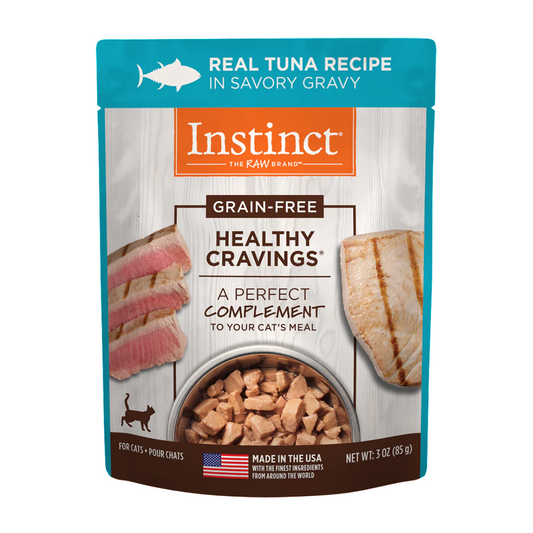 Sobre Healthy Cravings de Atún 3.5 oz para gato