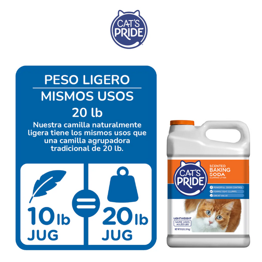 Arena para Gato Cat’s Pride Perfumada con Bicarbonato 10 lb