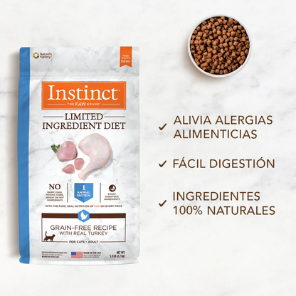 Instinct LID Pavo - Para Alimento para Gatos